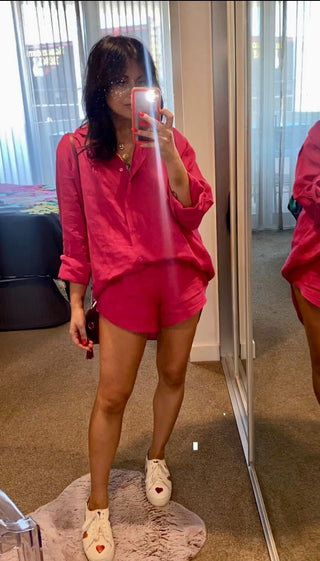 Tennis Short - Fuchsia