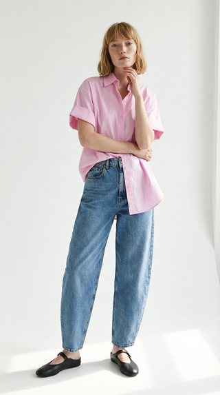 The Sunday Summer Shirt - Peony