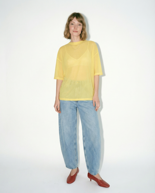 MESH TEE - YELLOW