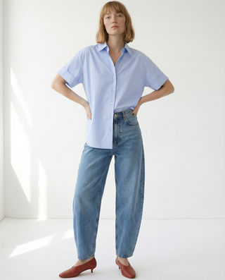 The Sunday Summer Shirt - Ice Blue