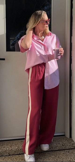 The Sunday Summer Shirt - Peony